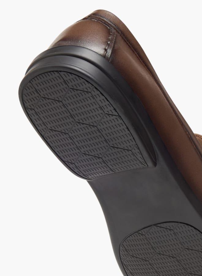 LBL by Shoexpress Men's Solid Slip-On Loafers with Metal Accent - Image 5