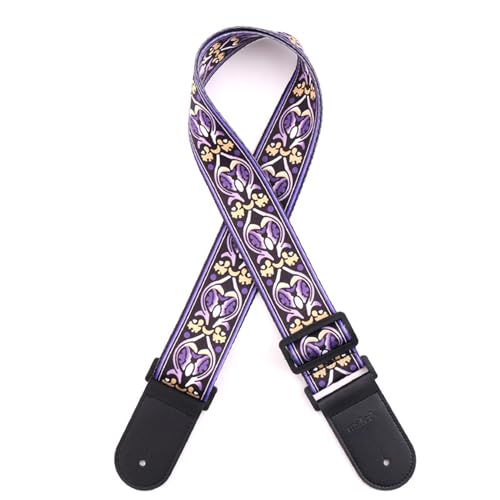 JSHshield Guitar Strap,Guitar Accessories,Adjustable Guitar Shoulder Strap For Bass,Electric & Acoustic Guitar - Image 1