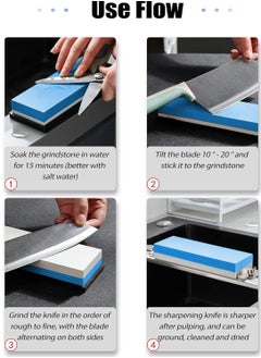 Double-Sided #1000/#6000 Knife Sharpening Stone Non-slip Whetstone Rubber Base Bamboo Non-slip Base with Non-slip Silicon Base Flattening Guide Angle Guide - pzsku/ZA9E4A405FA183ABFC25BZ/45/_/1738485017/0d0777f7-af2e-4b5d-8e77-fa3757904c2b