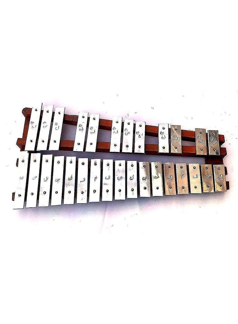 Generic Portable Xylophone With Hammers - Multicolor  - Image 1