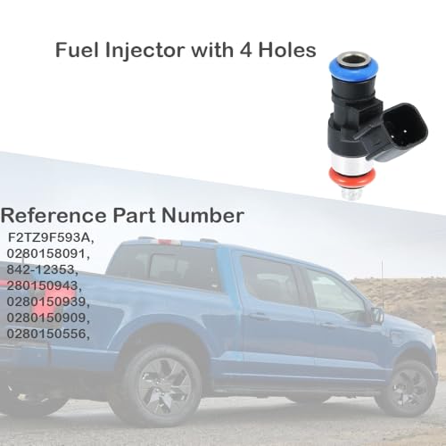 SUMECARGO 0280158091 6PCS Fuel Injectors Compatible with 2007-2011 for :-Ford Edge, 2008-2012 for:- Ford Taurus, 2007-2012 for:-Lincoln MKZ, 2009-2013 for:- Mazda 6,2007-2015 for:- Mazda CX-9 - Image 2