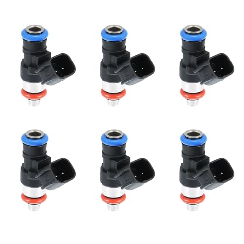 SUMECARGO 0280158091 6PCS Fuel Injectors Compatible with 2007-2011 for :-Ford Edge, 2008-2012 for:- Ford Taurus, 2007-2012 for:-Lincoln MKZ, 2009-2013 for:- Mazda 6,2007-2015 for:- Mazda CX-9 - Image 1