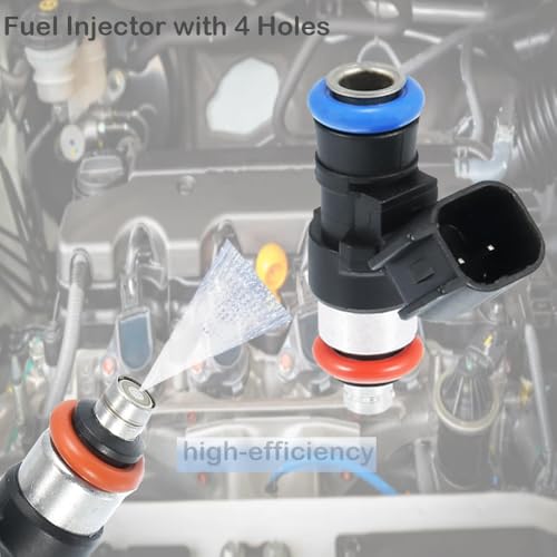 SUMECARGO 0280158091 6PCS Fuel Injectors Compatible with 2007-2011 for :-Ford Edge, 2008-2012 for:- Ford Taurus, 2007-2012 for:-Lincoln MKZ, 2009-2013 for:- Mazda 6,2007-2015 for:- Mazda CX-9 - Image 4