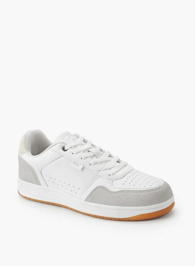 Lee Cooper Men Perforated Lace-Up Ankle Sneakers