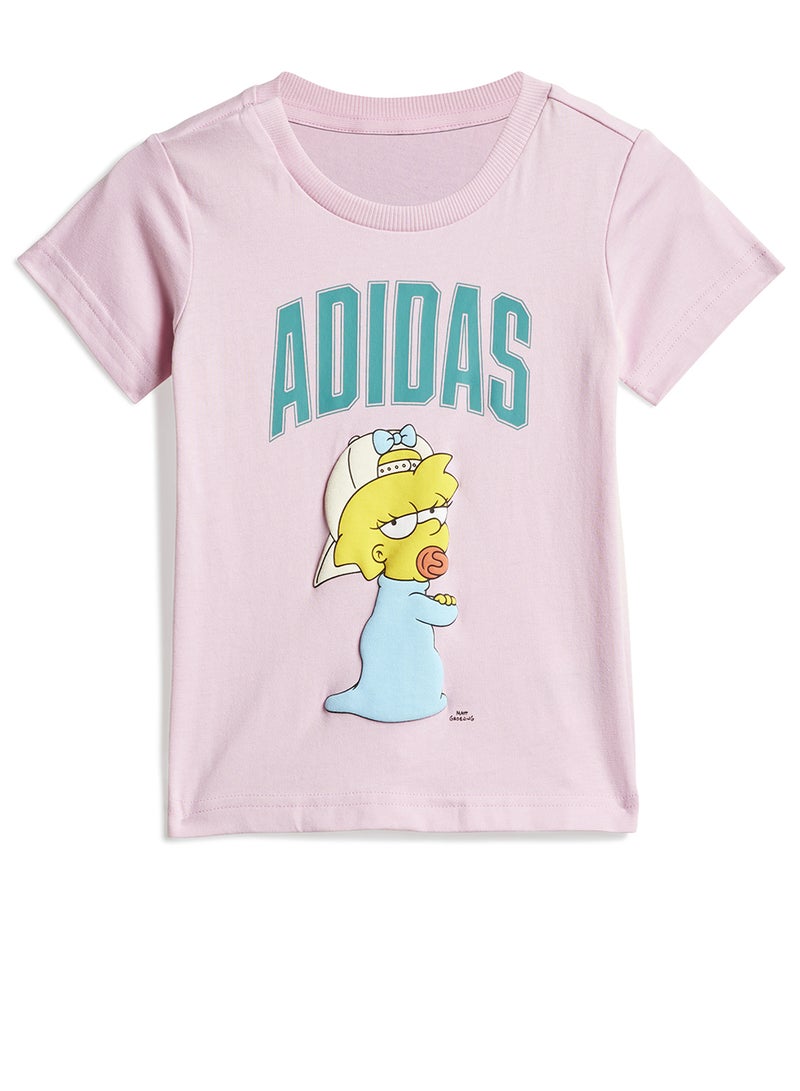Adidas Infant The Simpsons T-Shirt Set  - Image 2