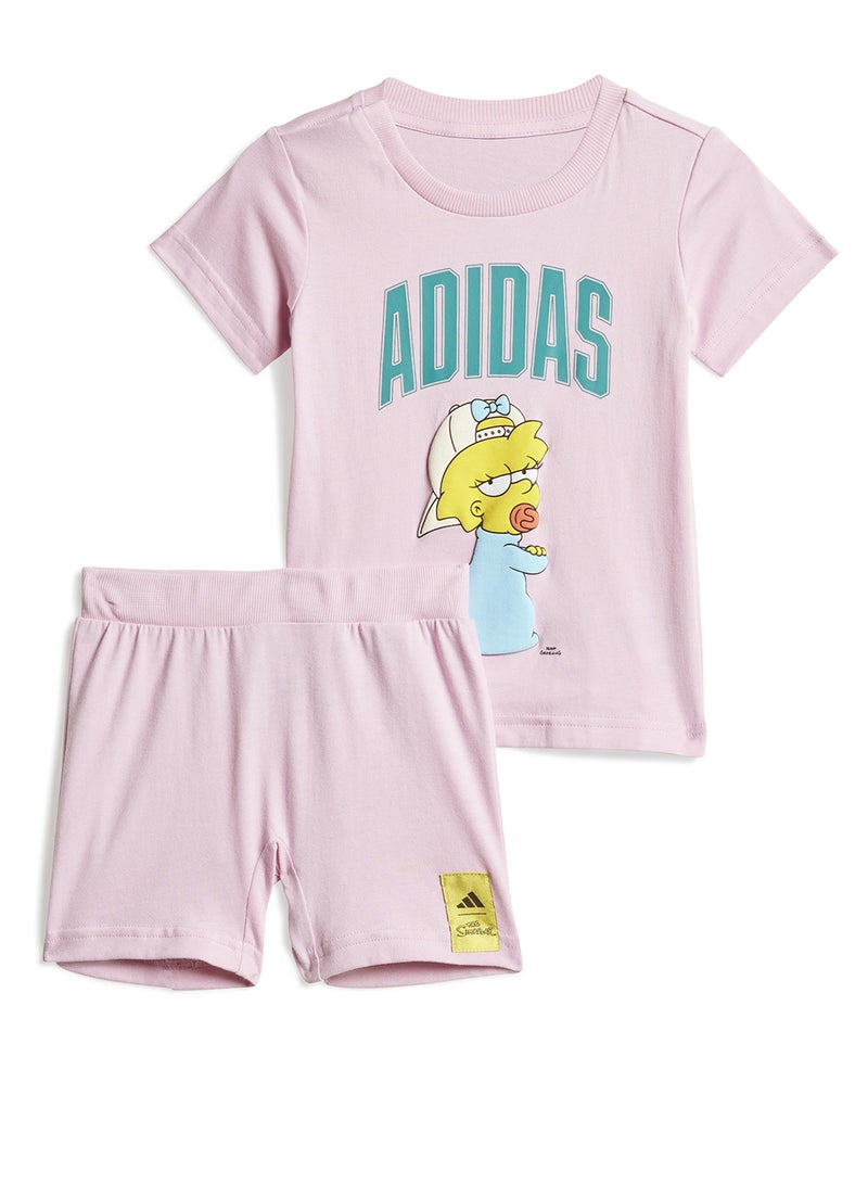 Adidas Infant The Simpsons T-Shirt Set  - Image 1