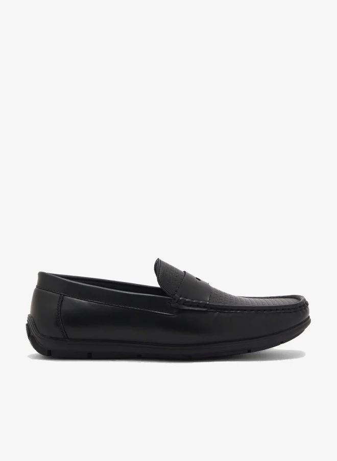 Robert Wood Apron Texture Loafers