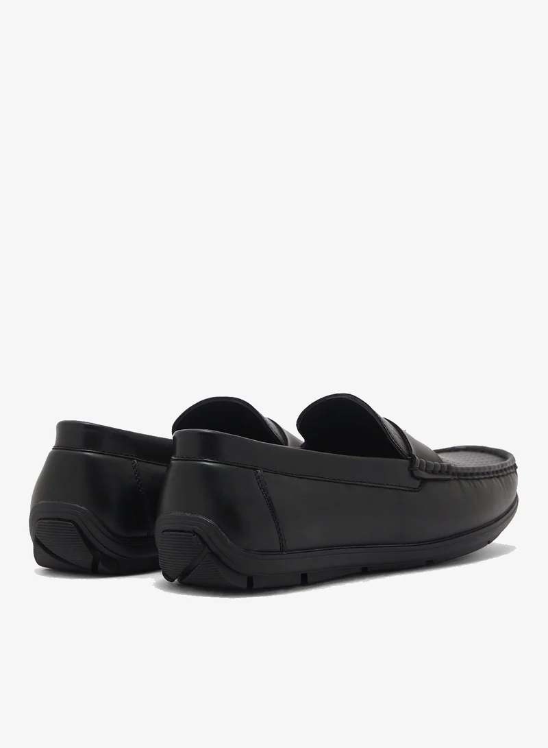 Robert Wood Apron Texture Loafers