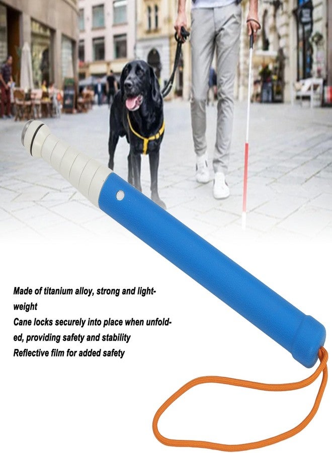 Bewinner Folding Blind Cane Walking Stick 12.2inch - 51.18inch, Easy Grip Lightweight Telescopic Reflective Blind Cane with Storage Bag for Vision Impaired and Blind People, Bewinnere241td6h9i - Image 2