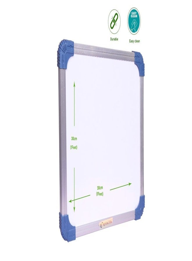 RIYAGYA Non-Magnetic Double Sided Both Side Writing one Side White Marker and Reverse Side Chalk Board Surface |P (WB_1X1) - Image 2