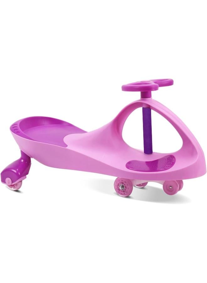 Ziggy Kids Ride‑On Twist Car with Anti‑Rollover PU Wheels – Pink (ZG‑2002) - Image 1