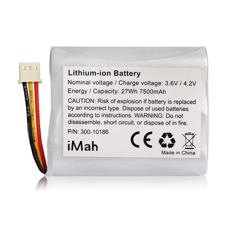 iMah Replacement Battery 300-10186 for ADT Command Smart Security Panel | 3.6V 27Wh - Image 2