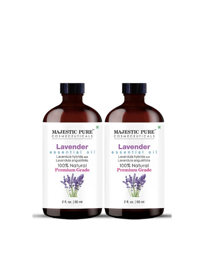 Pack of 2 Lavender Essential Oil 60ml