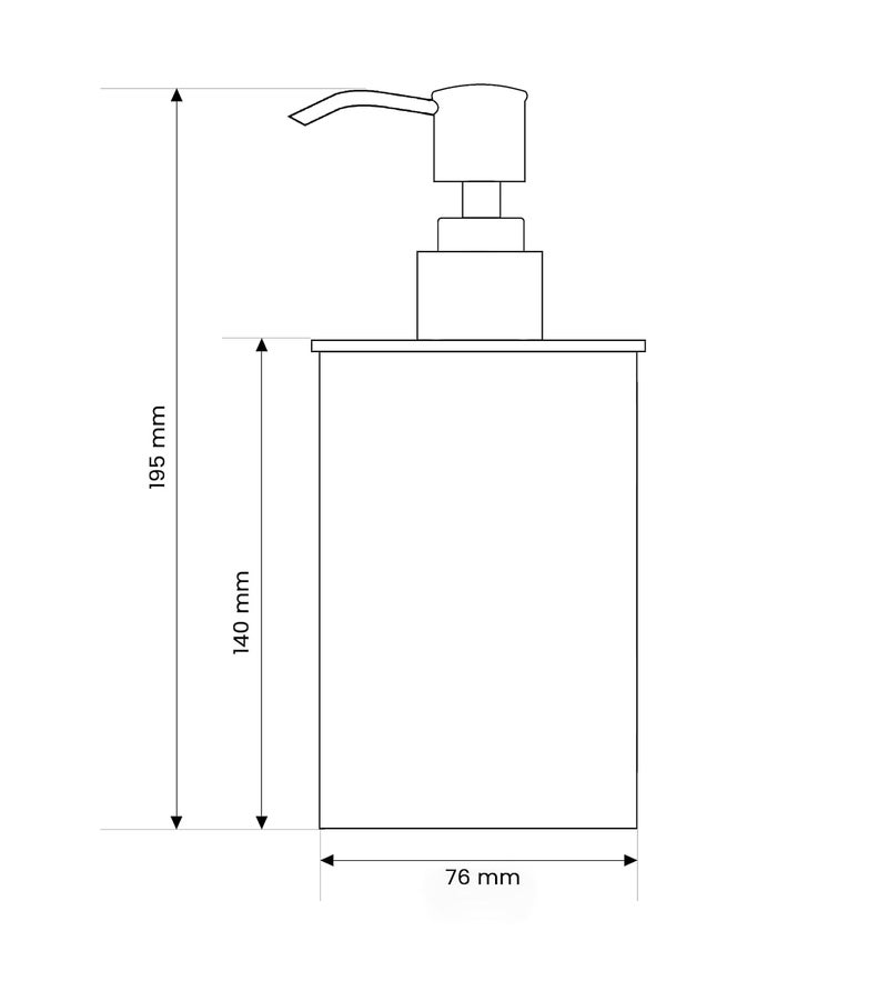 Dolphy 304 Stainless Steel Countertop Soap Dispenser - for Kitchen or Bathroom Sink Countertop (450ml) - Image 3