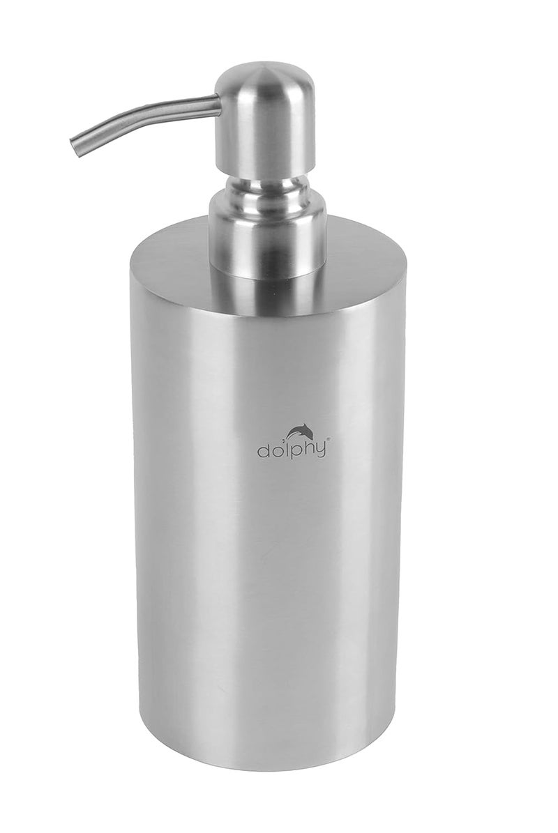 Dolphy 304 Stainless Steel Countertop Soap Dispenser - for Kitchen or Bathroom Sink Countertop (450ml) - Image 1