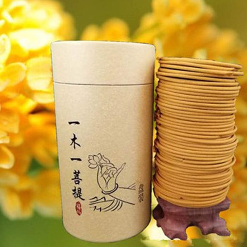 klarakoNatural Sandalwood Rose Incense Home Fragrance Coil Incense Air Refreshing 120 Coils Per Box Jasmine Rose klarakofragrans, 68mm - Image 5