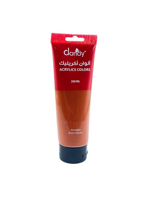Light Brown Acrylic Squeezable Color 250 ml Dandy