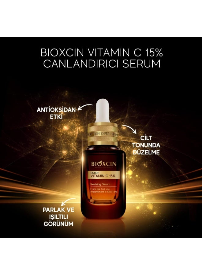 BIOXCIN SKIN EXPART ESTER VITAMIN C 15% REVIVING FACE SERUM 30 ML - Image 2