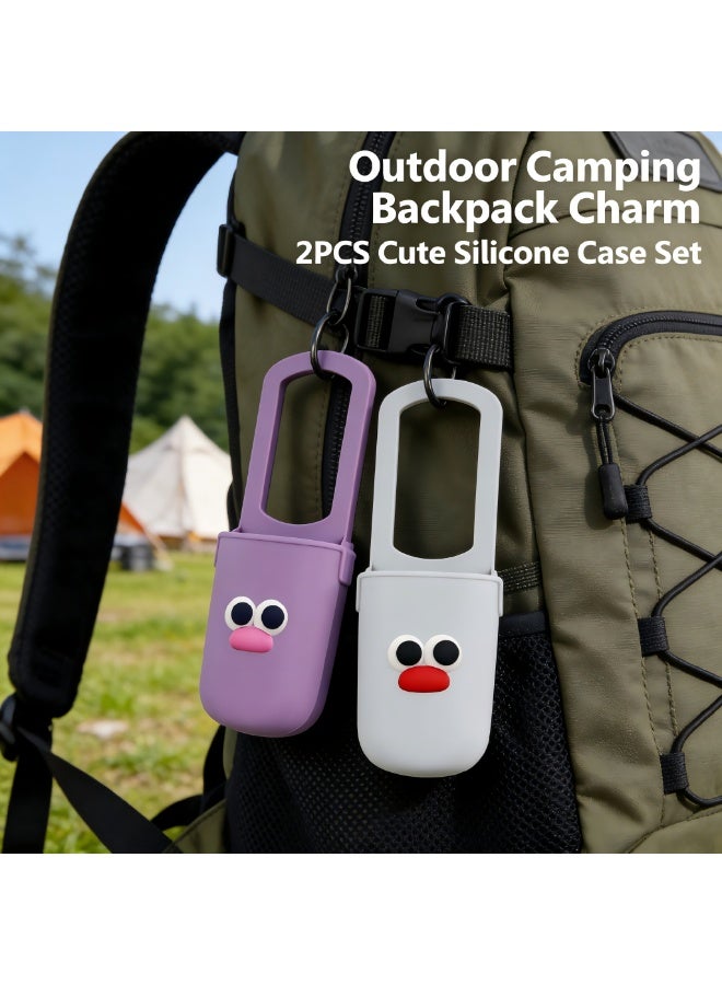 Cute silicone cup holder for strollers, bicycles, wheelchairs, and pool grab handles; multi-functional silicone cup bag (2pcs) - Image 5