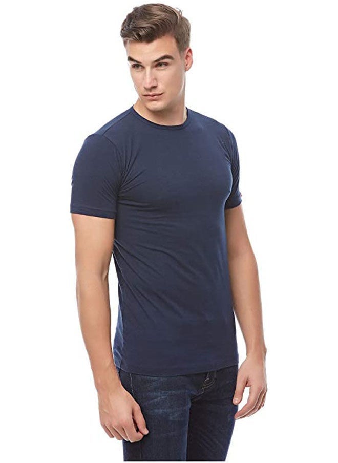 COTTONIL Round Neck Plain/Basic Undershirts 