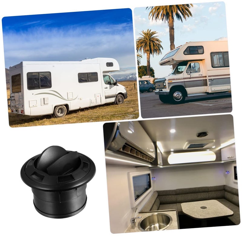 Durable Round Air Conditioning Vent For Rv Bus And Car Rotating Outlet Caravan Atv Use - Image 4