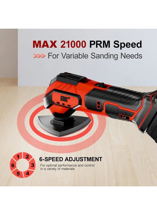 DeForce Oscillating Multi-Tool Kit for Milwaukee Max Battery for Scraping, Sanding, Cutting Wood(No Battery) - Image 4