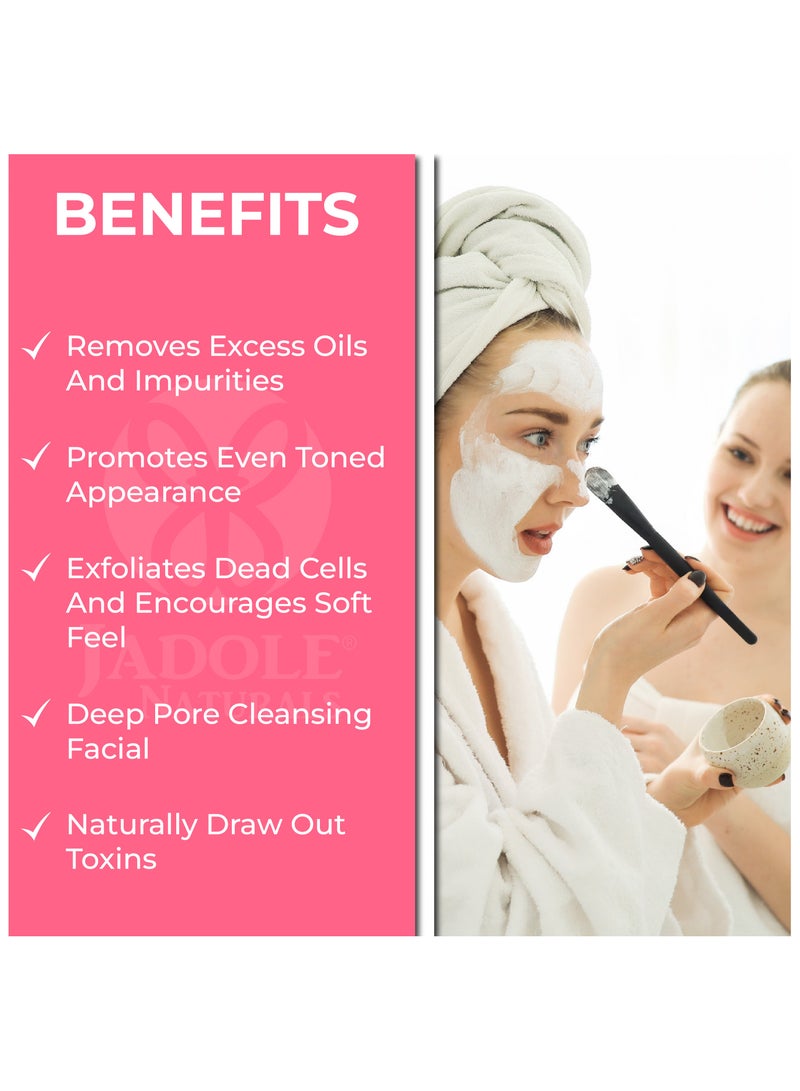 Jadole Naturals Indian Healing Clay | Deep Pore Cleansing, Removes Toxins & Impurities - Image 2