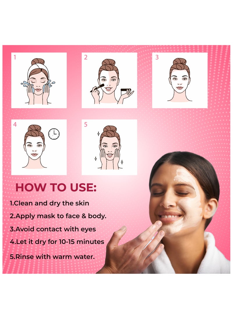 Jadole Naturals Indian Healing Clay | Deep Pore Cleansing, Removes Toxins & Impurities - Image 3