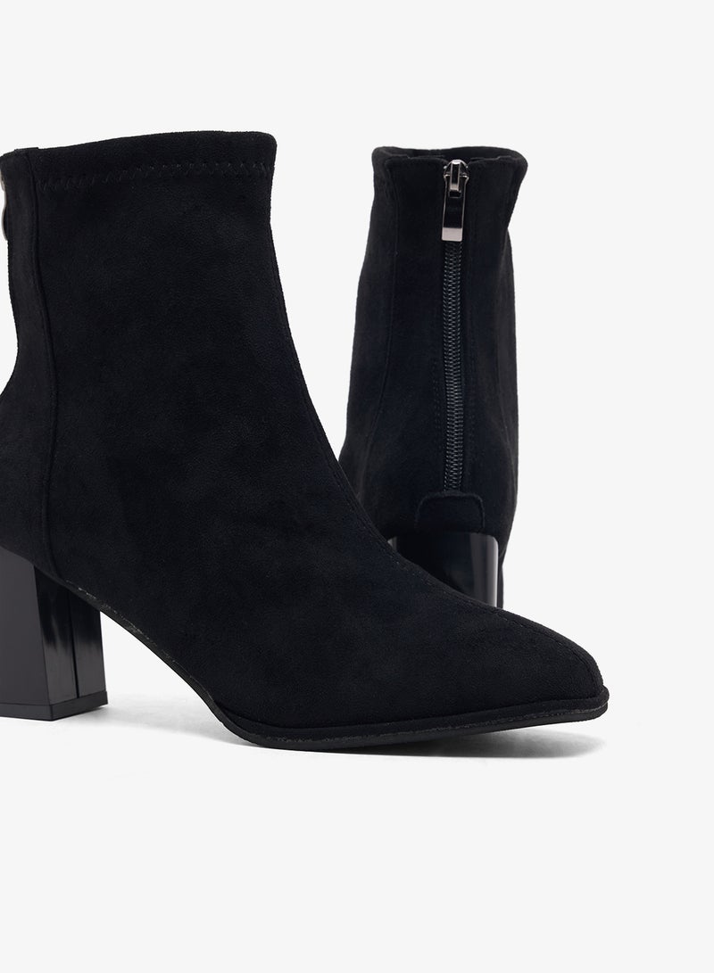 جينجر بوت للكاحل بكعب عريض - Image 4