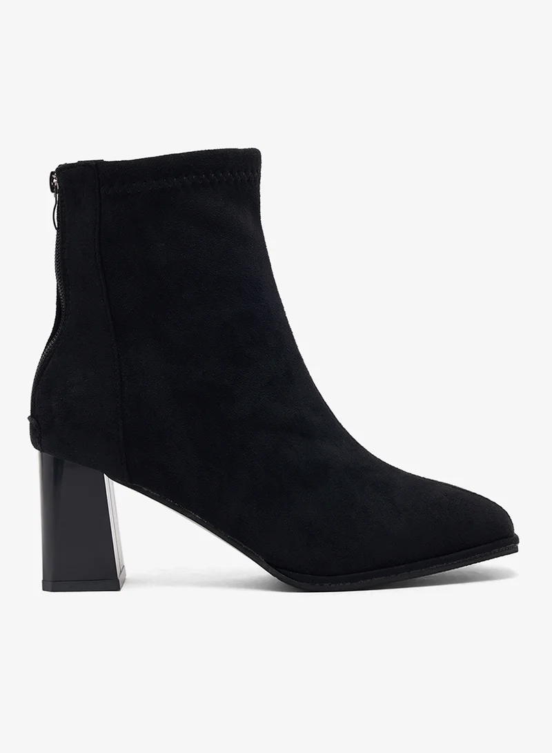 Ginger Block Heel Ankle Boots