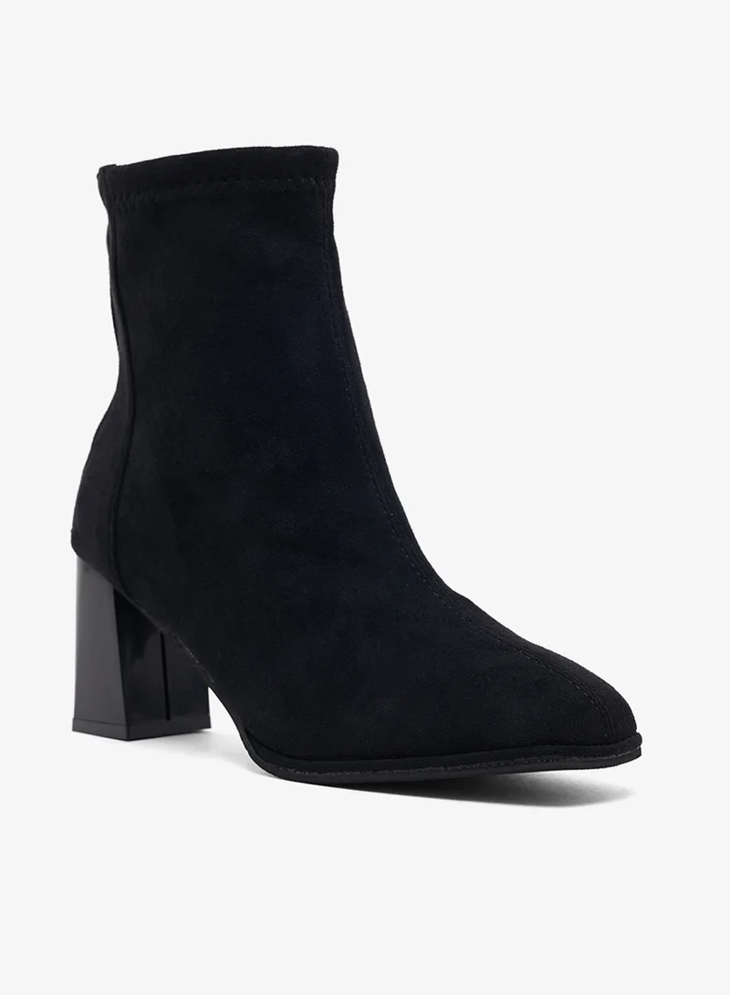 Ginger Block Heel Ankle Boots