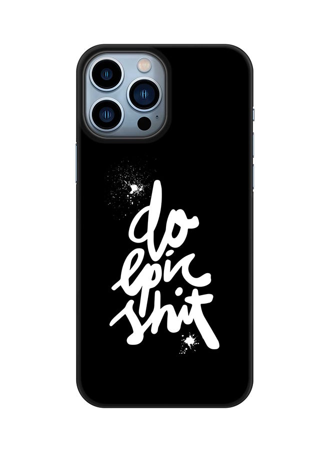 Stylizedd - Case for Apple iPhone 14 Pro Max Slim Snap Classic Series Mobile Cover Hard PC Shield Matte Finish Print - Epic - Image 1