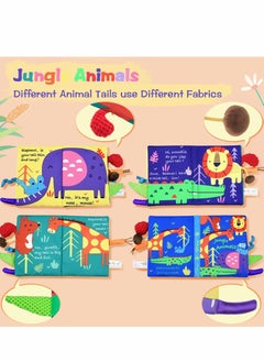 KASTWAVE Baby Soft Cloth Books, Touch and Feel Crinkle Book for Babies, Infants & Toddlers 0-12 Months, Early Education Sensory Book Toys Toddler boy Girl Unisex  - Image 2