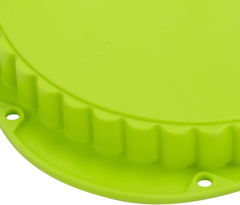 Webake Tart Pan Silicone Pie/Flan Pan 9.5 Inch Quiche Baking Dish Non-Stick Pizza Pie Mold - Image 5
