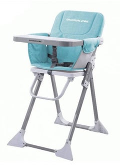 Mamalove Dinning High Chair Foldable For baby Blue  - Image 2