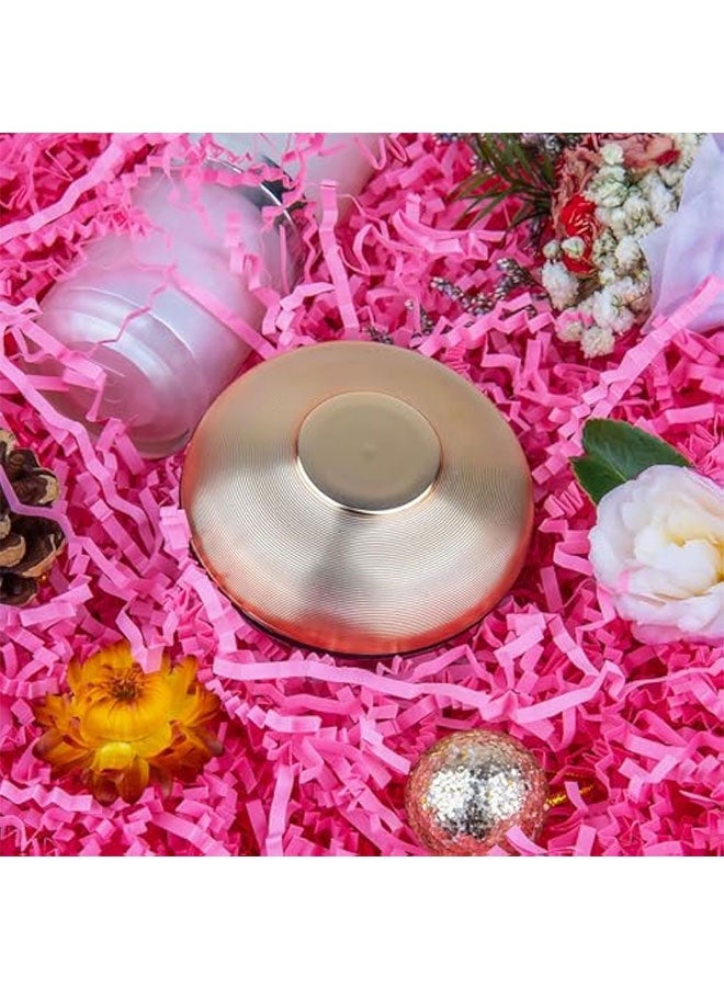 تجعيد قطع الورق تقطيع التعبئة العشب وسادة الورق Streamer لعيد الميلاد حفل الزفاف عيد الميلاد عروسة الخطوبة الحرف صناديق الهدايا أكياس سلة حشو الديكور 100 غرام الوردي - Image 2