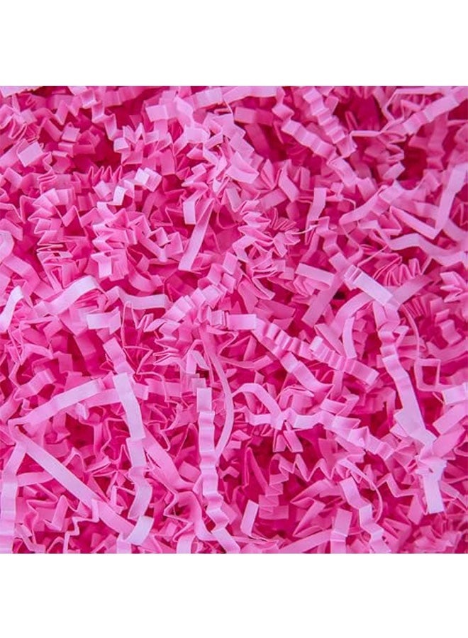 تجعيد قطع الورق تقطيع التعبئة العشب وسادة الورق Streamer لعيد الميلاد حفل الزفاف عيد الميلاد عروسة الخطوبة الحرف صناديق الهدايا أكياس سلة حشو الديكور 100 غرام الوردي - Image 1