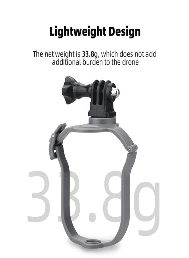 GetZget حامل كاميرا الحركة GetZget® متوافق مع كاميرات الحركة DJI Air 3/ Air 3S/ Insta 360/ Go Pro، مزود بمحول 1/4 بوصة - ملحقات - Image 5