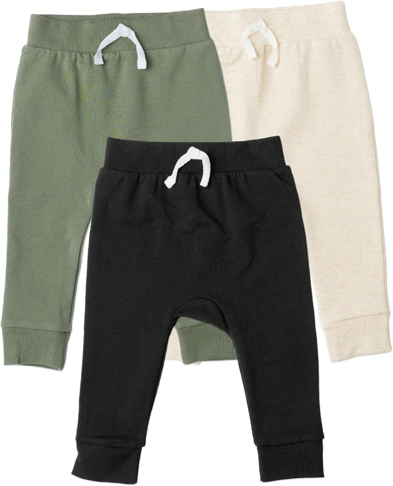 جربر Gerber baby-boys Toddler 3-pack Jogger Pants Sweatpants - Image 1