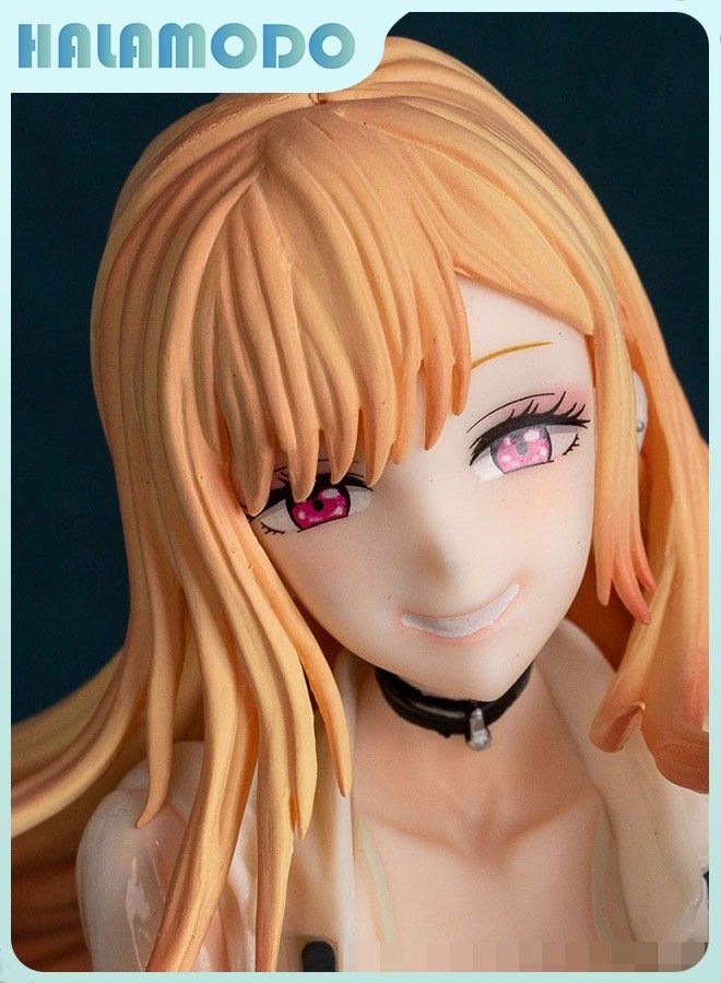 HALAMODO My Dress-Up Darling Beach Swimsuit Kawanagi Marin Cute Beautiful Girl Handmade Model Figure Doll Decoration 27 cm - Image 1