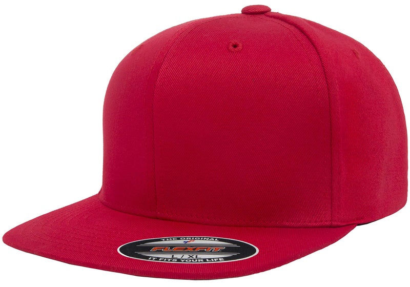 Flexfit Pro-Baseball On Field Hat, Red, L/XL - Image 1