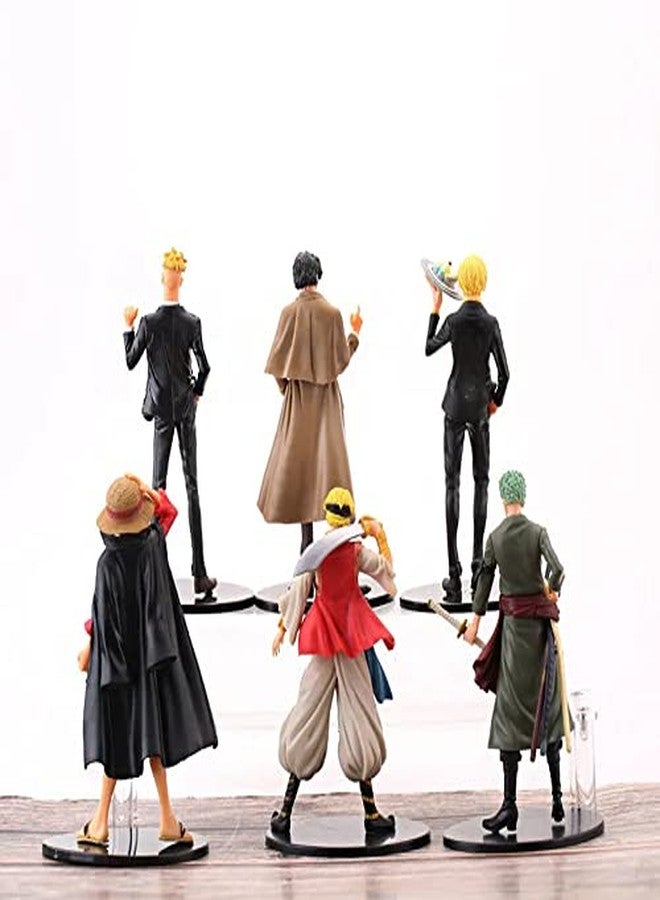 AUGEN One Piece Set of 6 D Action Figure Limited Edition for Car Dashboard, Decoration, Cake, Office Desk & Study Table (16cm)(Pack of 6) - Image 4