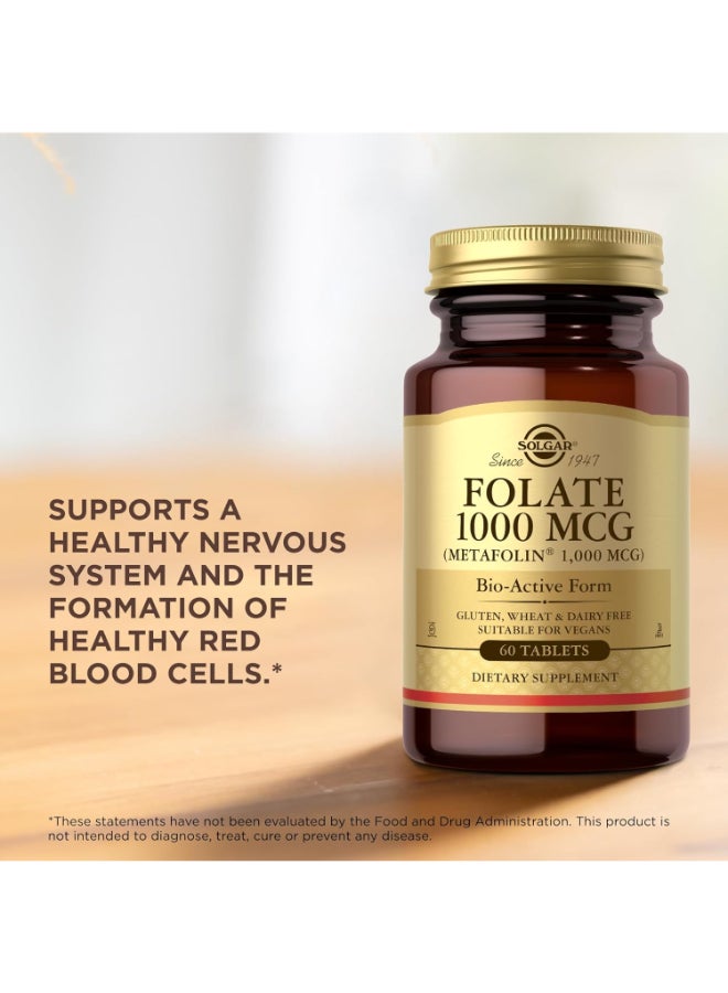 Solgar Folate 1000 mcg, 120 Tablets - Image 3