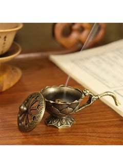 Generic Lotus Incense Holder for Home Aromatherapy, Perfect for Ramadan, Yoga, Meditation & Home Decor,Perfect Pair with Scent Cones  - Image 3