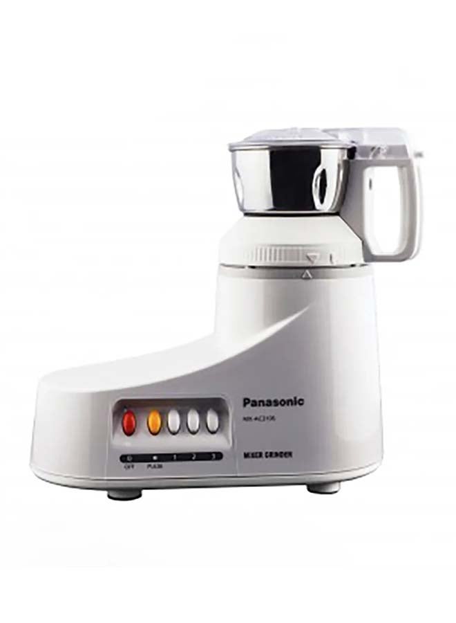 Panasonic Powerful Mixer Grinder, 2 Stainless Steel Jars, Compact And Versatile For Everyday Kitchen Use 1 L 1000 W MX-AC210S White - Image 5