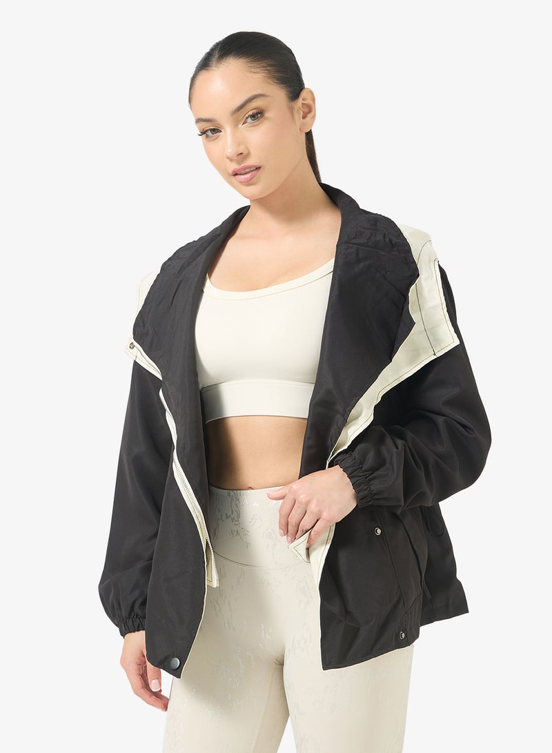 FRWD Colorblock Longline Athletic Jacket - Image 1