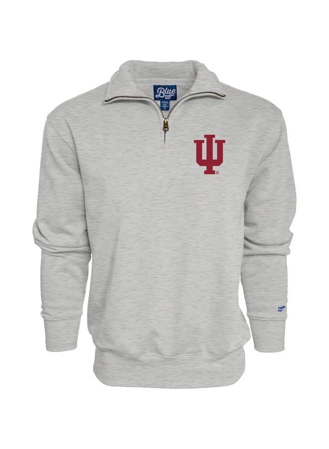 Blue 84 Men's Quarter Zip Sweatshirt Icon - Image 1