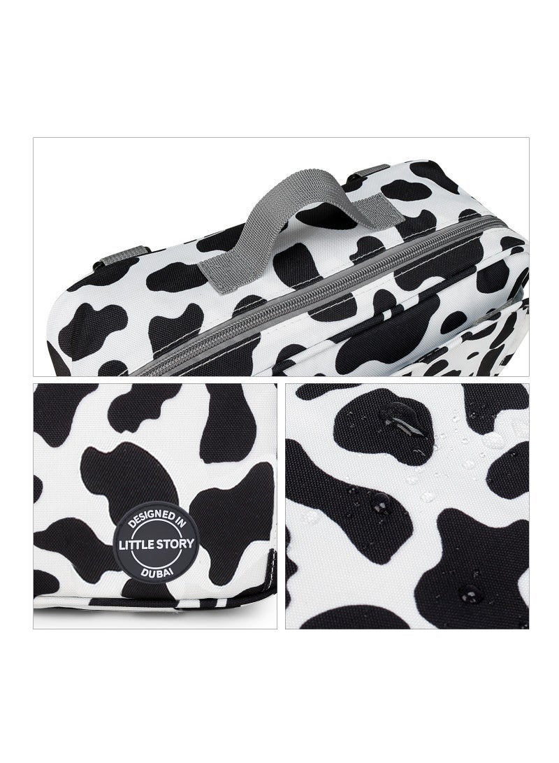 Little Story Baby Diaper Changing Clutch Kit With Detachable Shoulder Strap - White - Image 3