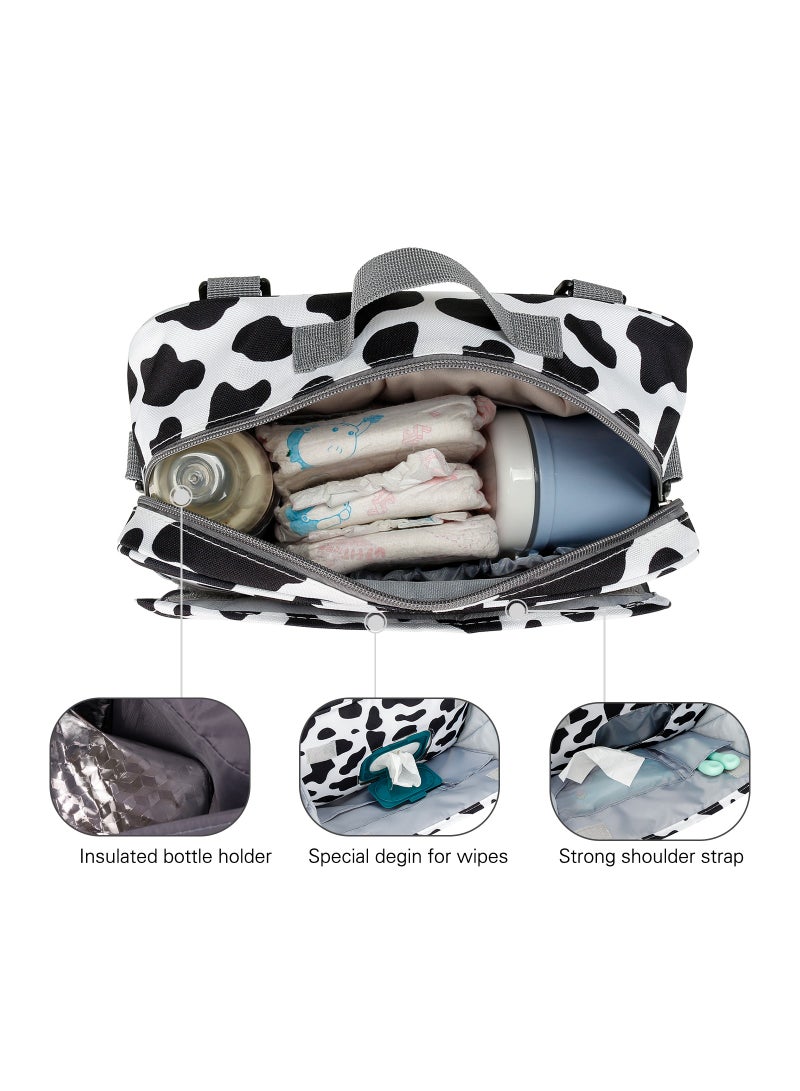 Little Story Baby Diaper Changing Clutch Kit With Detachable Shoulder Strap - White - Image 4