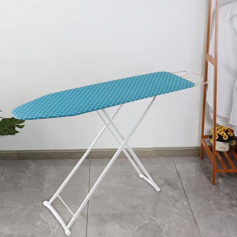 Kuber Industries Kuber Industries 42 Inch Ironing Board for ClothesAdjustable Height Ironing StandPress Table for Home Blue - Image 1